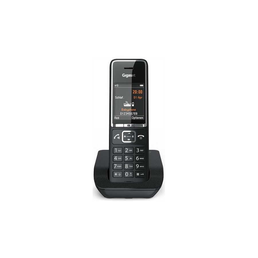 28699-Gigaset COMFORT 550 Telefono DECT Identificador de llamadas Negro 28699-Gigaset COMFORT 550 Telefono DECT Identificador de llamadas Negro