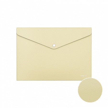 28750-SOBRE BROCHE POLIPROPILENO OPACO A4 MATT PASTEL COLORES SURTIDOS ERICH KRAUSE 50322