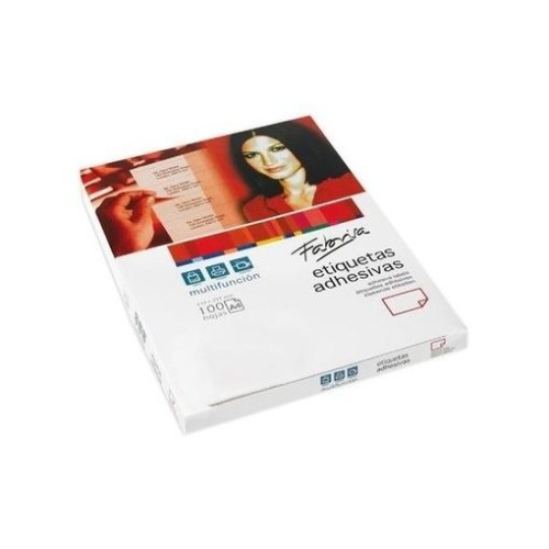28824-CAJA 100 HOJAS ETIQUETAS ADHESIVAS ILC BLANCA 48,5X25,4 FABRISA 15294