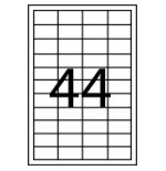 28825-CAJA 100 HOJAS ETIQUETAS ADHESIVAS ILC BLANCA 48,5X25,4 FABRISA 15294