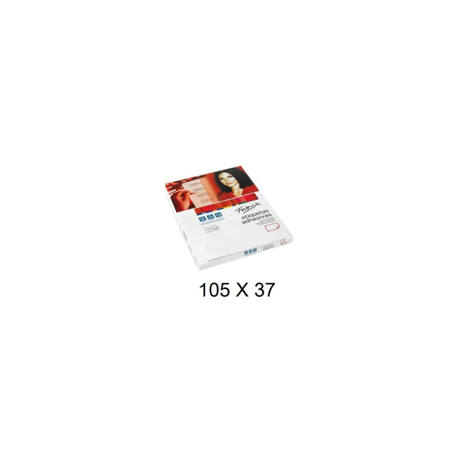 28840-CAJA 100 HOJAS ETIQUETAS ADHESIVAS ILC BLANCA 105X37 FABRISA 15313 28840-CAJA 100 HOJAS ETIQUETAS ADHESIVAS ILC BLANCA 105X37 FABRISA 15313