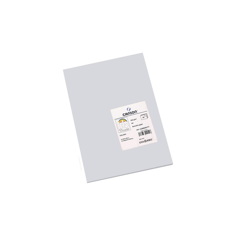 28860-PAQUETE 50 HOJAS CARTULINA IRIS A4 185G GRIS PERLA GUARRO CANSON C200040177 28860-PAQUETE 50 HOJAS CARTULINA IRIS A4 185G GRIS PERLA GUARRO CANSON C200040177