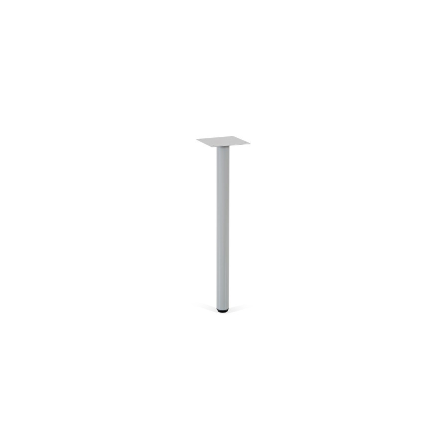 2890-COLUMNA PARA MESA DE OFICINA CON FORMA DE L SERIE METAL COLOR GRIS ROCADA 2945