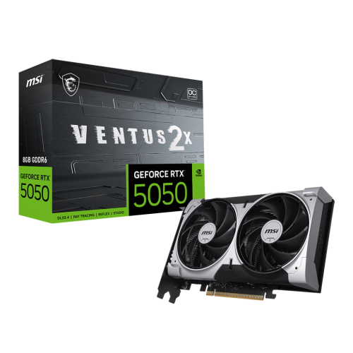 29022-MSI GEFORCE RTX 5050 8G VENTUS 2X OC tarjeta grafica NVIDIA 8 GB GDDR6