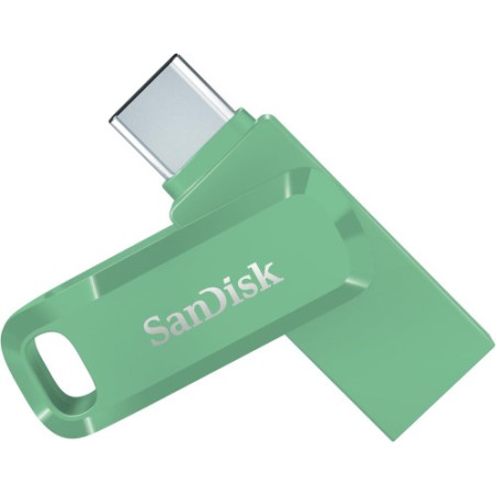 29056-SanDisk Ultra Dual Drive Go USB 128GB unidad flash USB USB Type-A / USB Type-C 3.2 Gen 1 (3.1 Gen 1) Verde