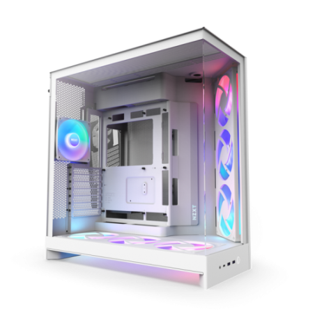 29073-NZXT H9 Flow RGB+ Midi Tower Blanco
