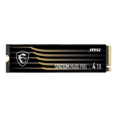 29094-MSI SSD SPATIUM M480 PRO M.2 PCIE 4TB PCI Express 4.0 NVMe 3D NAND