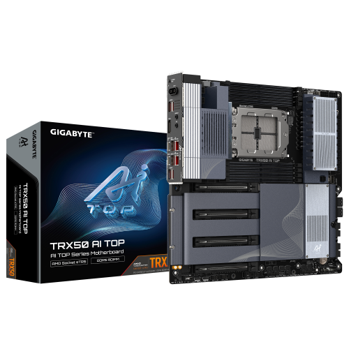 29141-GIGABYTE TRX50 AI TOP-2B Placa Base - Procesadores AMD Ryzen Threadripper PRO 7000, VRM digital de 16+8+4 fases, h