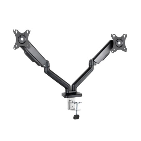 29160-TooQ Soporte de Mesa para 2 Pantallas 17"-32", Negro
