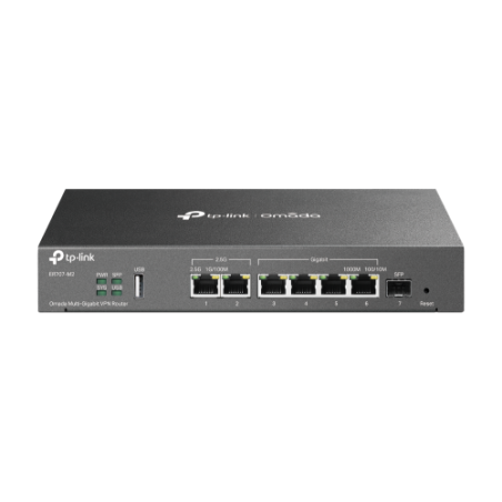29375-TP-Link ER707-M2 router 2.5 Gigabit Ethernet, Ethernet rapido, Gigabit Ethernet Negro