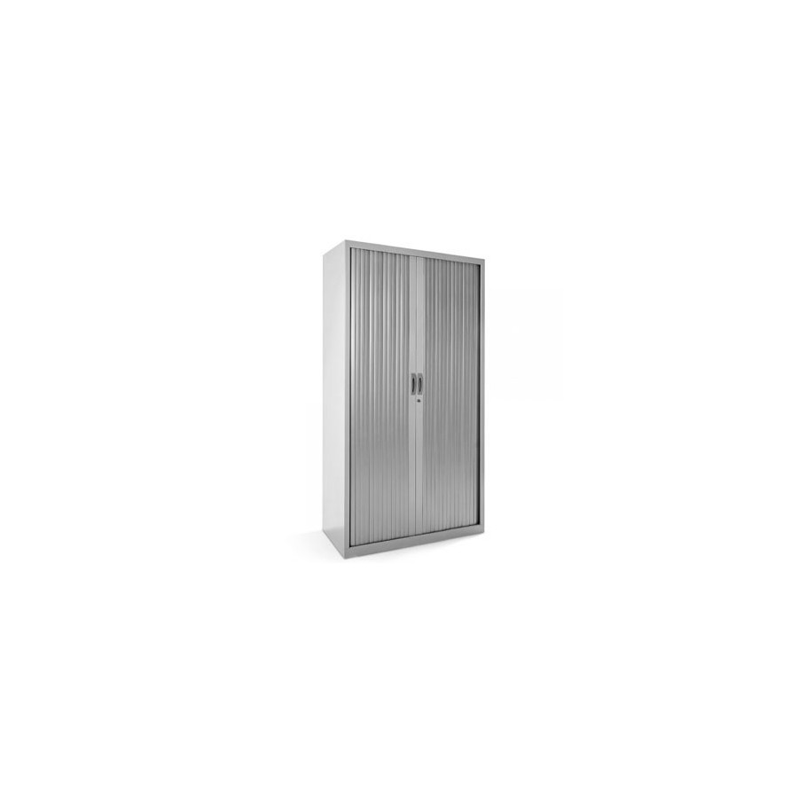 2947-ARMARIO METALICO PERSIANA 198X102X45 GRIS INCLUYE 4 BALDAS ROCADA 1507AC00