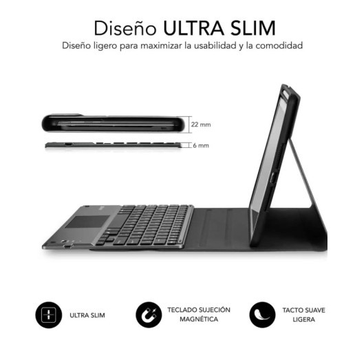 29516-SUBBLIM KEYTAB PROBT TOUCHPAD IPAD 10,9/11 10A/11A BLACK