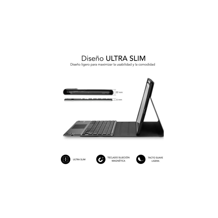29516-SUBBLIM KEYTAB PROBT TOUCHPAD IPAD 10,9/11 10A/11A BLACK