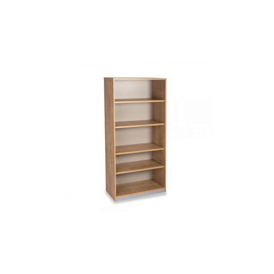 2952-ARMARIO ESTANTERIA ALTO SIN PUERTAS 195X90X45 ESTRUCTURA ROBLE/TAPA ROBLE ROCADA 1101AR08V24