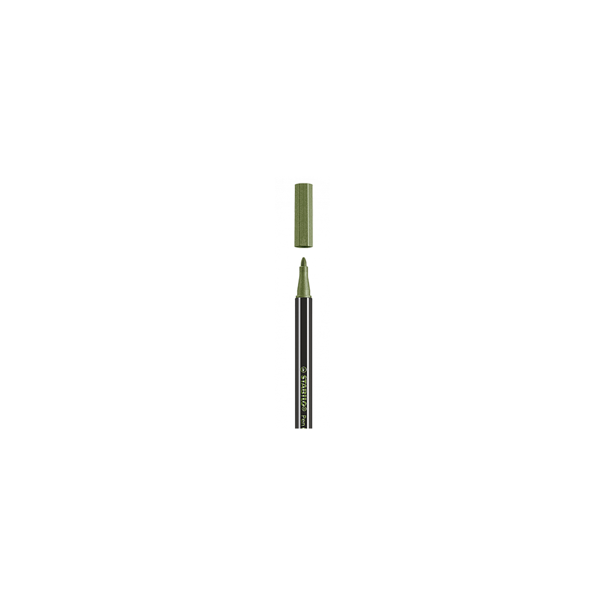 ROTULADOR PUNTA 14 MM PEN 68 METALLIC VERDE HOJA STABILO 68 843