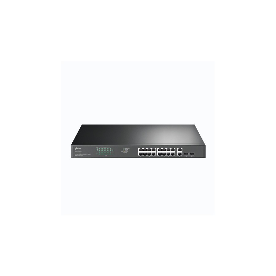 30035-TP-LINK TL-SG1218MP switch Gigabit Ethernet (10/100/1000) Energia sobre Ethernet (PoE) Negro