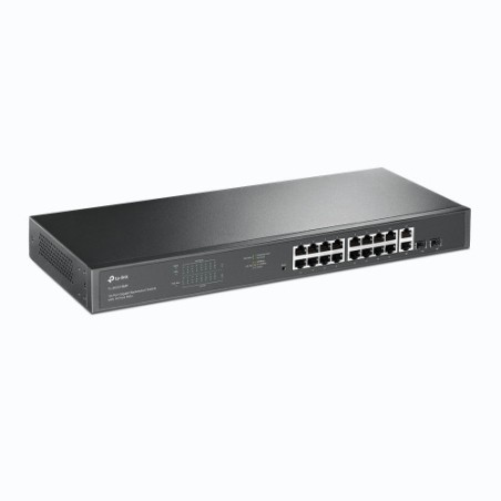 30036-TP-LINK TL-SG1218MP switch Gigabit Ethernet (10/100/1000) Energia sobre Ethernet (PoE) Negro