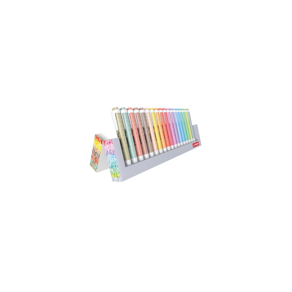 SET ESCRITORIO CARTON SWING COOL NATURE COLORS 18 UNIDADES SURTIDAS TRAZO 1 4MM STABILO 275 18 02 5