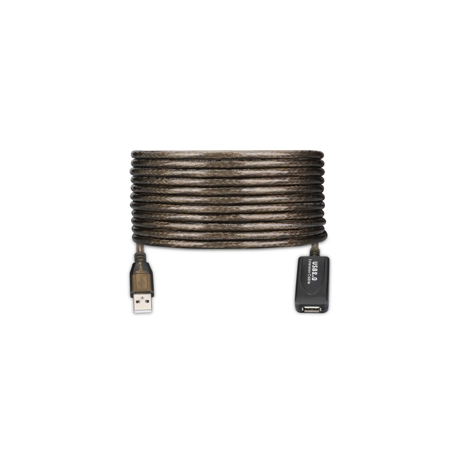 30115-Ewent EW1024 cable USB USB 2.0 25 m USB A Negro