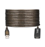 30115-Ewent EW1024 cable USB USB 2.0 25 m USB A Negro