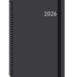 30199-AGENDA 2026 PARIS S/V 15X21 NEGRA CON ESPIRAL CASTELLANO INGRAF 356556
