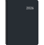 30209-AGENDA 2026 ROMA D/P 15x21 NEGRA CON ESPIRAL CASTELLANO INGRAF 356409