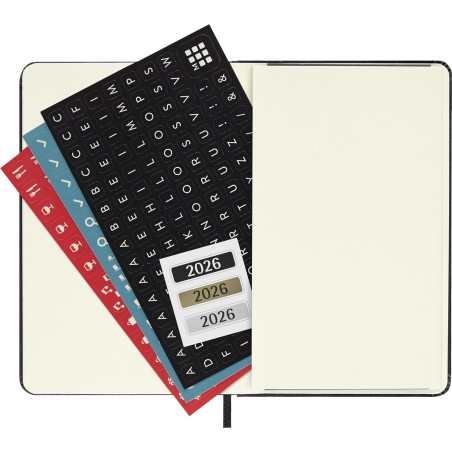 30215-AGENDA 2026 TAPA DURA 12 MESES DIARIA P (9 x 14 CM) NEGRA MOLESKINE DHB12DC2Y26