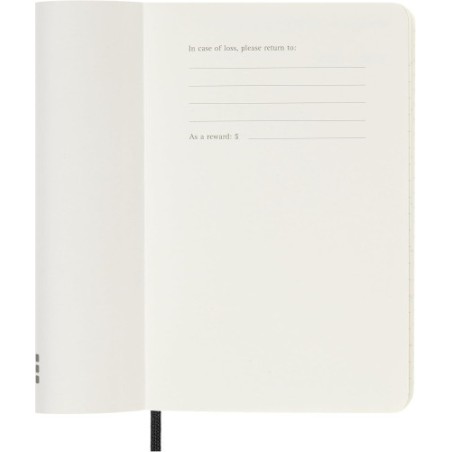 30234-AGENDA 2026 TAPA BLANDA 12 MESES SEMANAL P (9 x 14 CM) NEGRA MOLESKINE DSB12WN2Y26