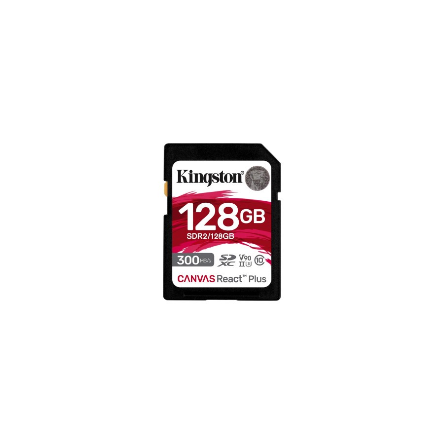30244-Kingston Technology Canvas React Plus 128 GB SD UHS-II Clase 10 30244-Kingston Technology Canvas React Plus 128 GB SD UHS-II Clase 10