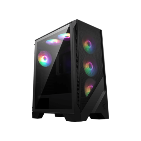 30247-MSI MAG FORGE 120A AIRFLOW carcasa de ordenador Midi Tower Negro, Transparente