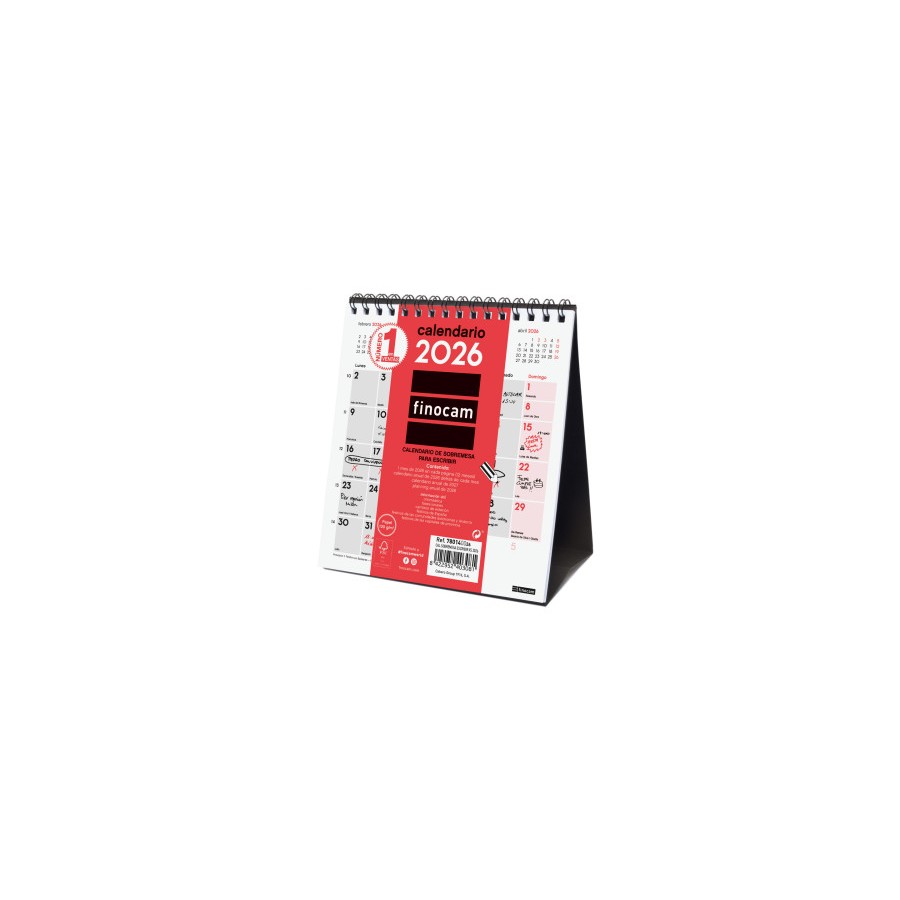 30287-CALENDARIO 2026 SOBREMESA NEUTRO ESCRIBIR XS 140X150MM FINOCAM 780140026 30287-CALENDARIO 2026 SOBREMESA NEUTRO ESCRIBIR XS 140X150MM FINOCAM 780140026