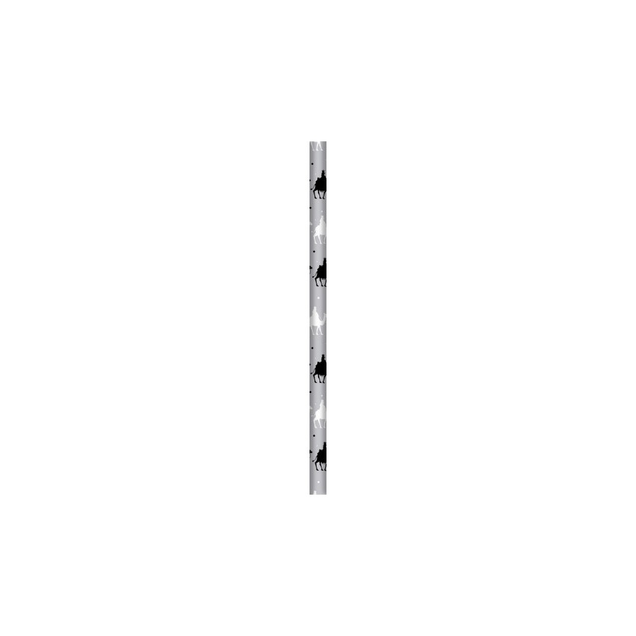 30309-PAPEL DE REGALO ORO / PLATA METALIZADO REYES MAGOS 70X500 CM BSIMARK 333716