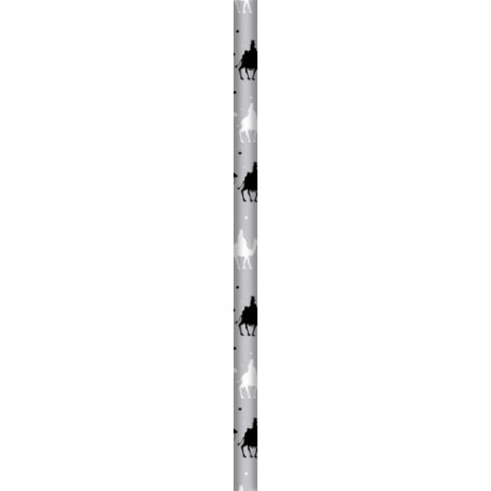 30309-PAPEL DE REGALO ORO / PLATA METALIZADO REYES MAGOS 70X500 CM BSIMARK 333716