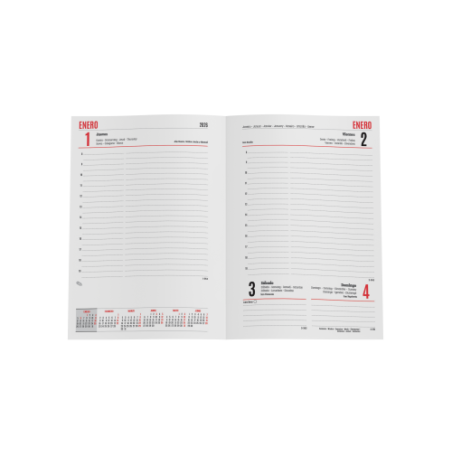 30331-AGENDA 2026 PARIS D/P 15x21 BURDEOS CASTELLANO INGRAF 356415