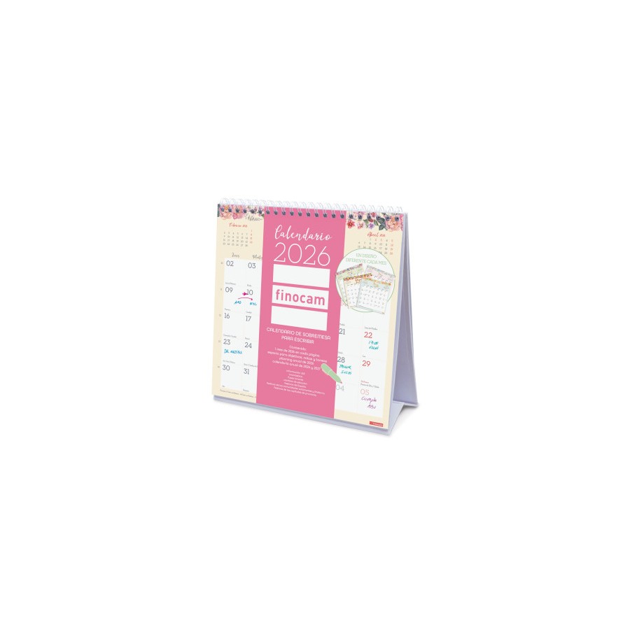 30362-CALENDARIO 2026 SOBREMESA TRENDY DESIGN ESCRIBIR 190X190MM FINOCAM 787060126 30362-CALENDARIO 2026 SOBREMESA TRENDY DESIGN ESCRIBIR 190X190MM FINOCAM 787060126