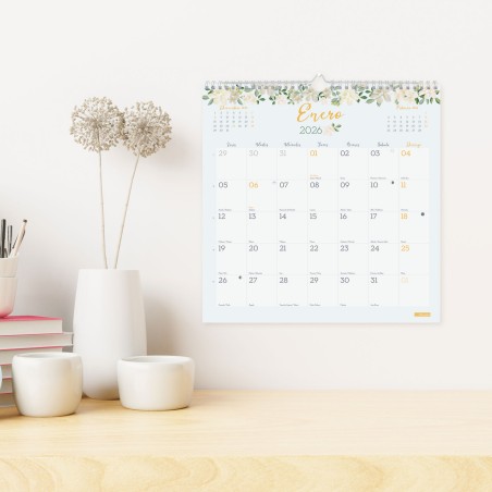 30365-CALENDARIO 2026 PARED TRENDY DESIGN ESCRIBIR 300x300MM FINOCAM 787530126