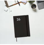 30413-AGENDA 2026 DYNAMIC MARA Y10 140X204MM DIA PAGINA NEGRO FINOCAM 621166026