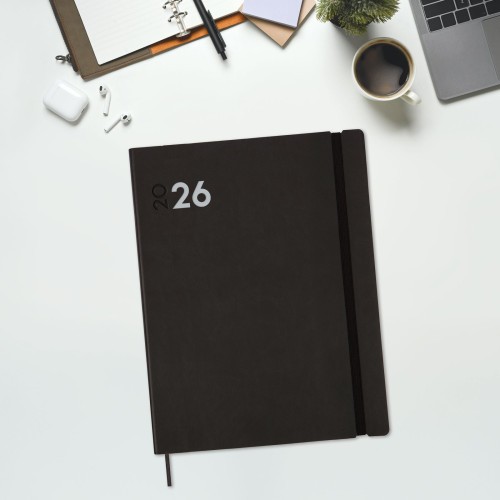 30427-AGENDA 2026 DYNAMIC MARA Y12 210X270MM DIA PAGINA NEGRO FINOCAM 621186026