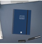 30432-AGENDA 2026 BASIC OPAQUE E10 155X212MM SEMANA VISTA HORIZONTAL AZUL FINOCAM 742761026