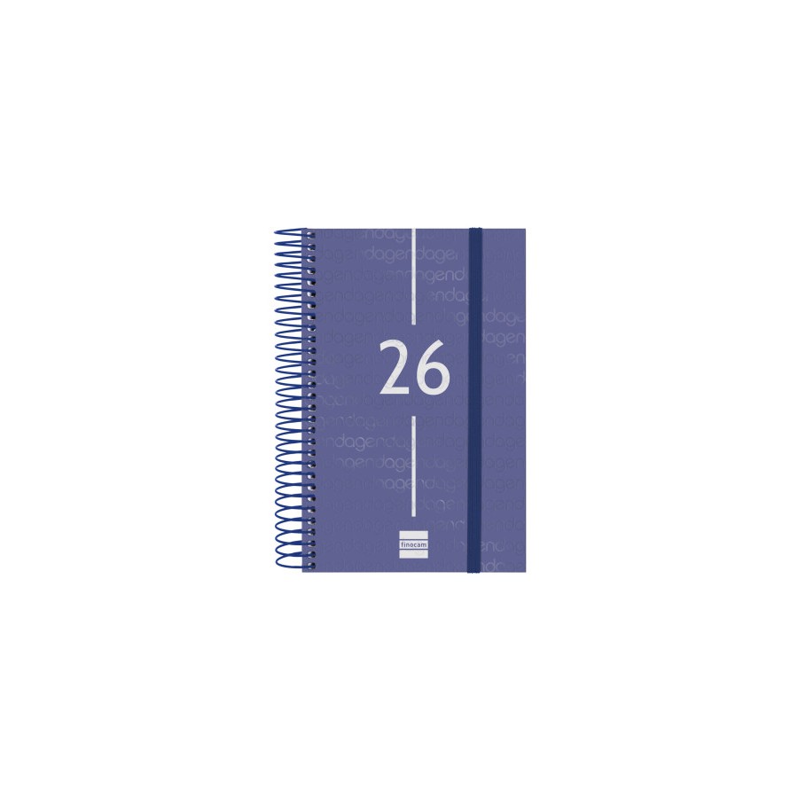30476-AGENDA 2026 BASIC YEAR E5 117X181MM DIA PAGINA AZUL FINOCAM 741091026