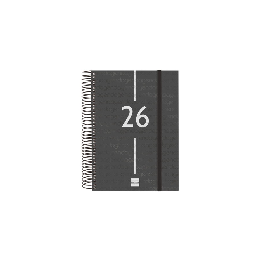 30486-AGENDA 2026 BASIC YEAR E10 155X212MM DIA PAGINA NEGRO FINOCAM 741106026