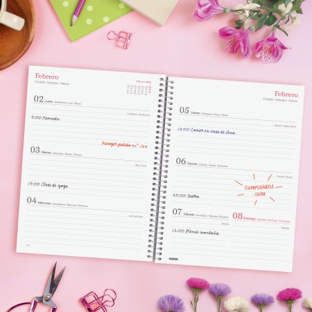 30513-AGENDA 2026 TRENDY DESIGN E10 155X212MM SEMANA VISTA HORIZONTAL IMPOSIBLE FINOCAM 742232526