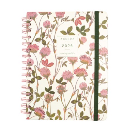 30552-AGENDA 2026 MONIQUILLA E10 155X212MM SEMANA VISTA HORIZONTAL AMAPOLA FINOCAM 770100126