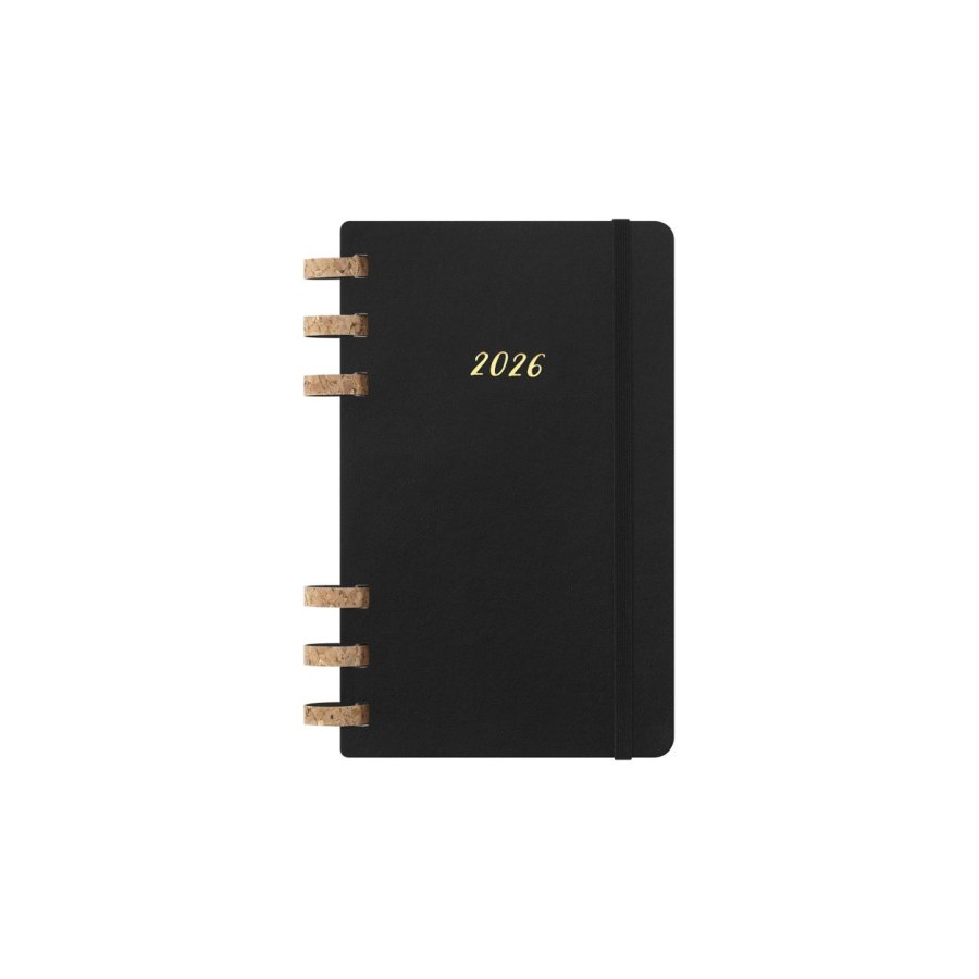 30574-AGENDA 2026 TAPA BLANDA 12 MESES ESPIRAL L (13 X 21 CM) NEGRA MOLESKINE DSSPB12MWH3Y26