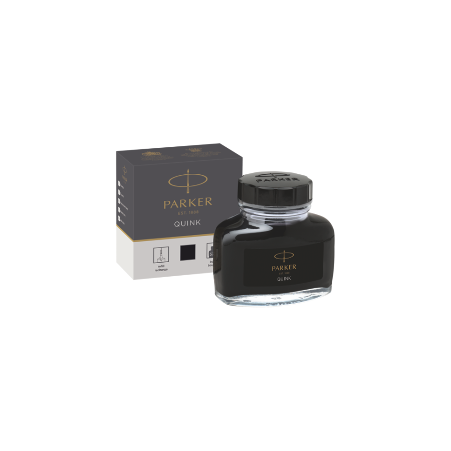 30738-FRASCO DE TINTA PARKER 57ML. PARA PLUMA ESTILOGRAFICA COLOR NEGRO PARKER 1950375