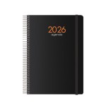 30769-AGENDA 2026 SYNCRO ESPIRAL DIA PAGINA 15 X 21 CM. NEGRO DOHE 11620 - 26