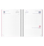 30801-AGENDA 2026 MEMPHIS ESPIRAL DIA PAGINA 15 X 21 CM. MODELO ROSA DOHE 12688 - 26