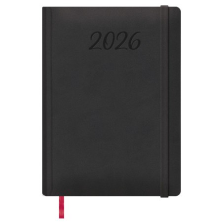 30834-AGENDA 2026 MANAOS DIA PAGINA 17 X 24 CM. COLOR NEGRO DOHE 12757 - 26