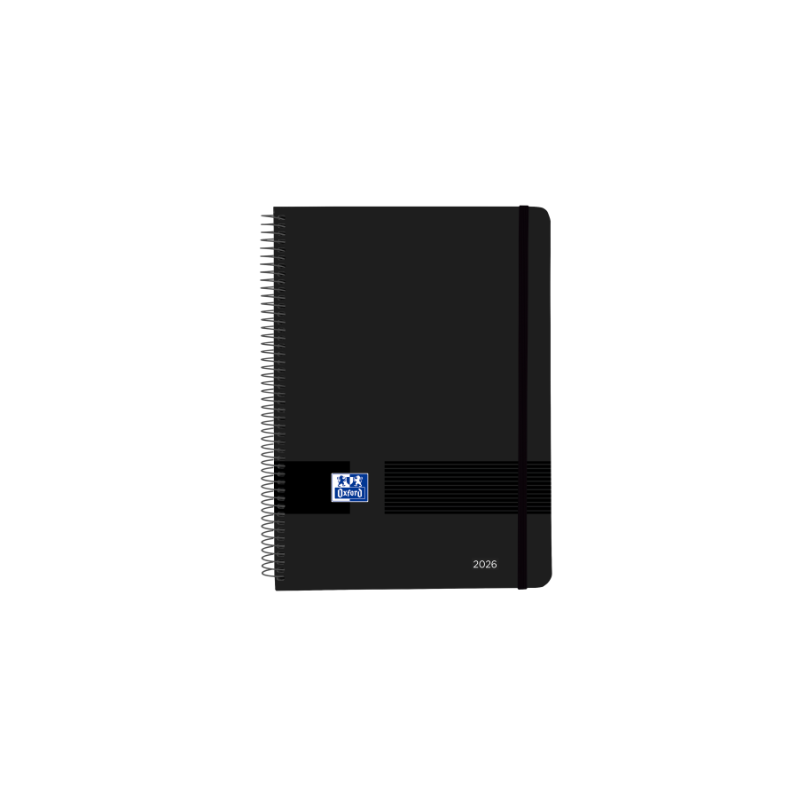 30952-AGENDA 2026 LIVE A5 15X21CM SEMANA VISTA COLOR NEGRO OXFORD 400201731