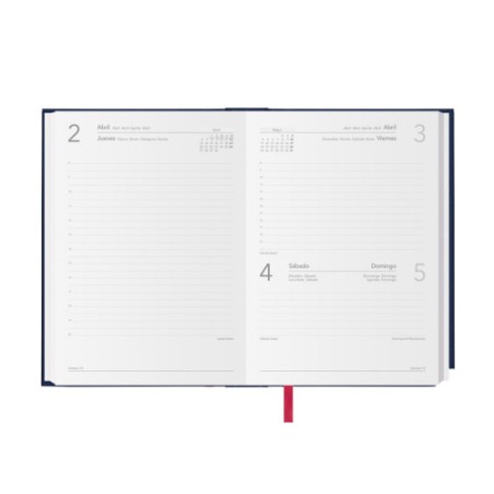 30973-AGENDA 2026 SINTEX DIA PAGINA 14 X 20 CM. COLOR AZUL DOHE 11401 - 26